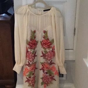 NWOT Karen Millen embroidered dress. So much detail